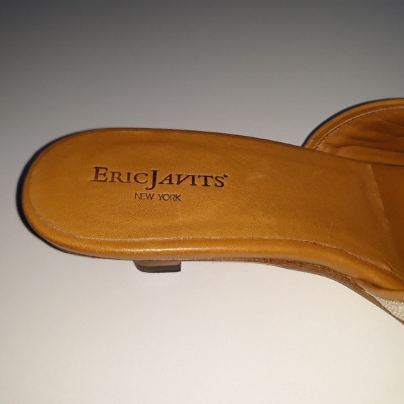 Eric Javits Italian leather embroidered sandals 7M - Picture 8 of 8